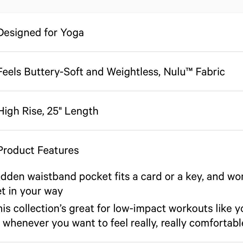 Brand New lululemon Align 25” HW Leggings - Picture 7 of 7